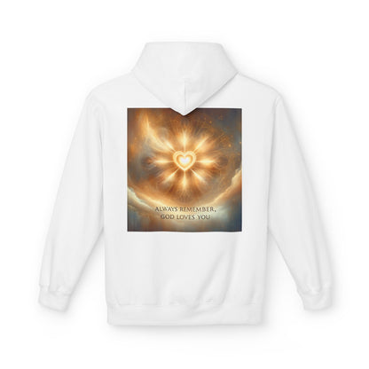 Eternal Love Hoodie - Inspirational Faith Apparel, Christian Hoodie, Unisex Fleece Sweatshirt, Gifts for Believers, Religious Style