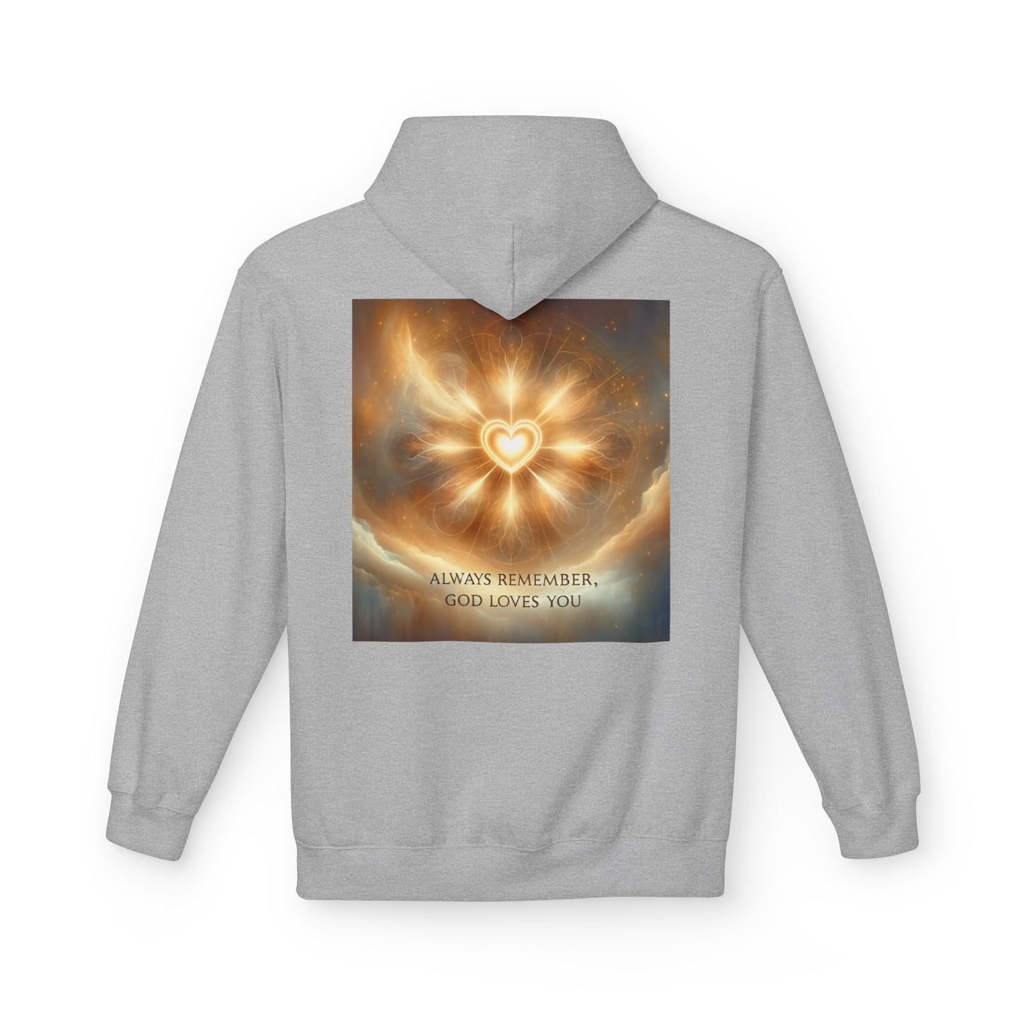 Eternal Love Hoodie - Inspirational Faith Apparel, Christian Hoodie, Unisex Fleece Sweatshirt, Gifts for Believers, Religious Style