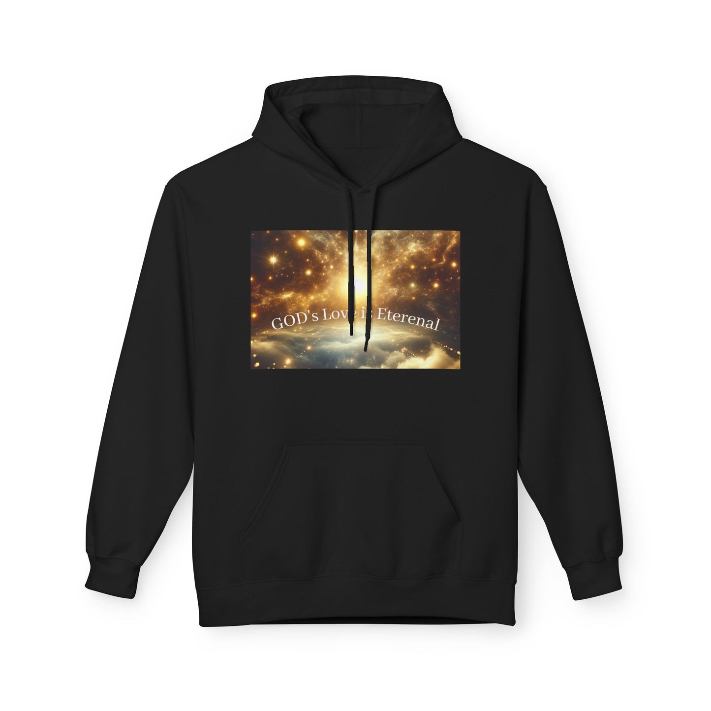 Eternal Love Hoodie - Inspirational Faith Apparel, Christian Hoodie, Unisex Fleece Sweatshirt, Gifts for Believers, Religious Style