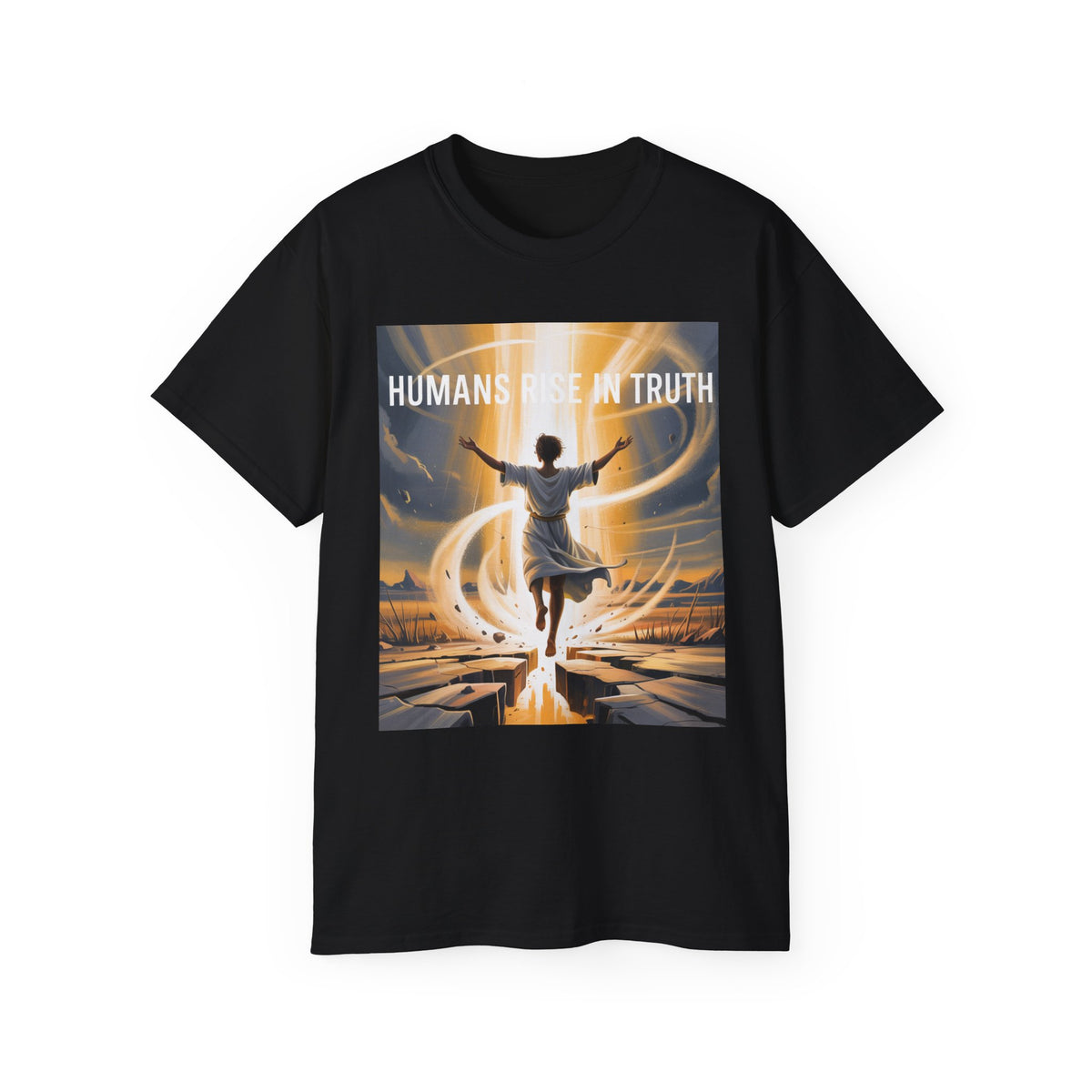 Humans Rise in Truth Tee