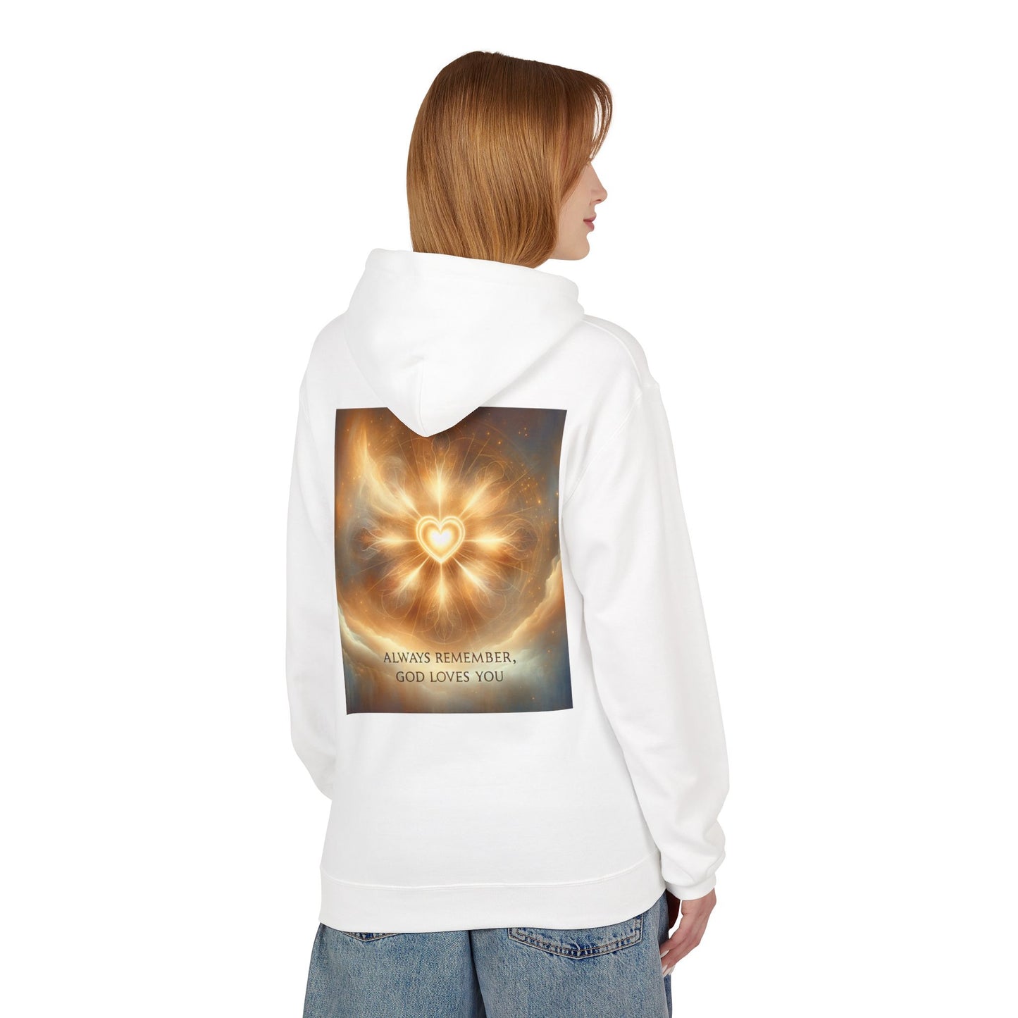 Eternal Love Hoodie - Inspirational Faith Apparel, Christian Hoodie, Unisex Fleece Sweatshirt, Gifts for Believers, Religious Style