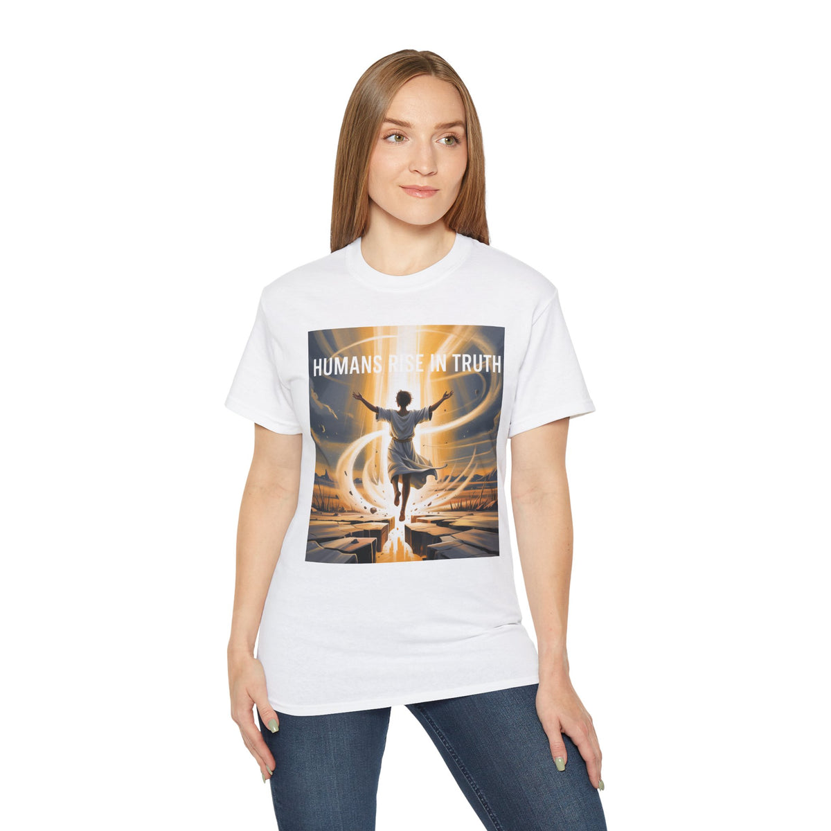Humans Rise in Truth Tee