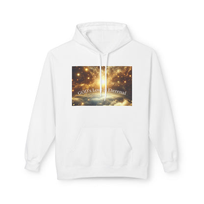 Eternal Love Hoodie - Inspirational Faith Apparel, Christian Hoodie, Unisex Fleece Sweatshirt, Gifts for Believers, Religious Style