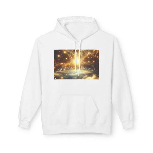 Eternal Love Hoodie - Inspirational Faith Apparel, Christian Hoodie, Unisex Fleece Sweatshirt, Gifts for Believers, Religious Style