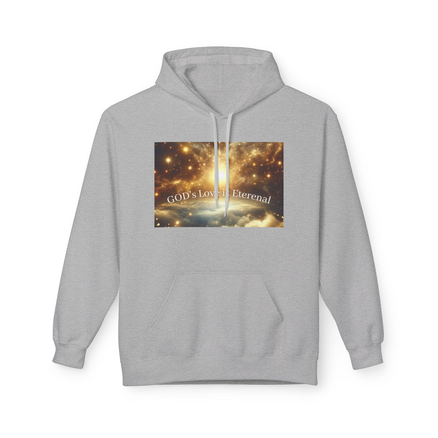 Eternal Love Hoodie - Inspirational Faith Apparel, Christian Hoodie, Unisex Fleece Sweatshirt, Gifts for Believers, Religious Style