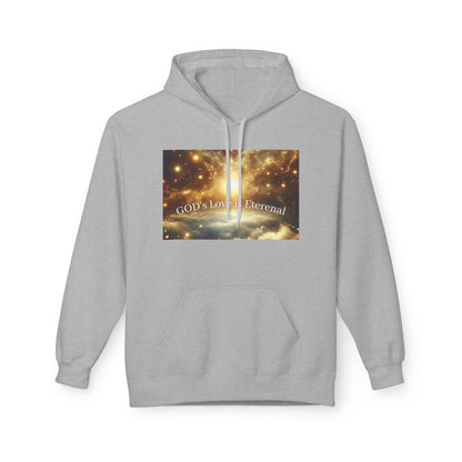 Eternal Love Hoodie - Inspirational Faith Apparel, Christian Hoodie, Unisex Fleece Sweatshirt, Gifts for Believers, Religious Style