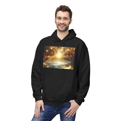 Eternal Love Hoodie - Inspirational Faith Apparel, Christian Hoodie, Unisex Fleece Sweatshirt, Gifts for Believers, Religious Style