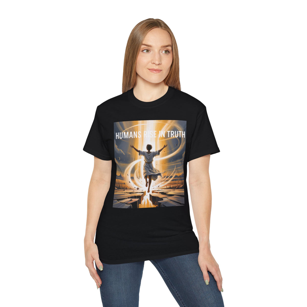 Humans Rise in Truth Tee